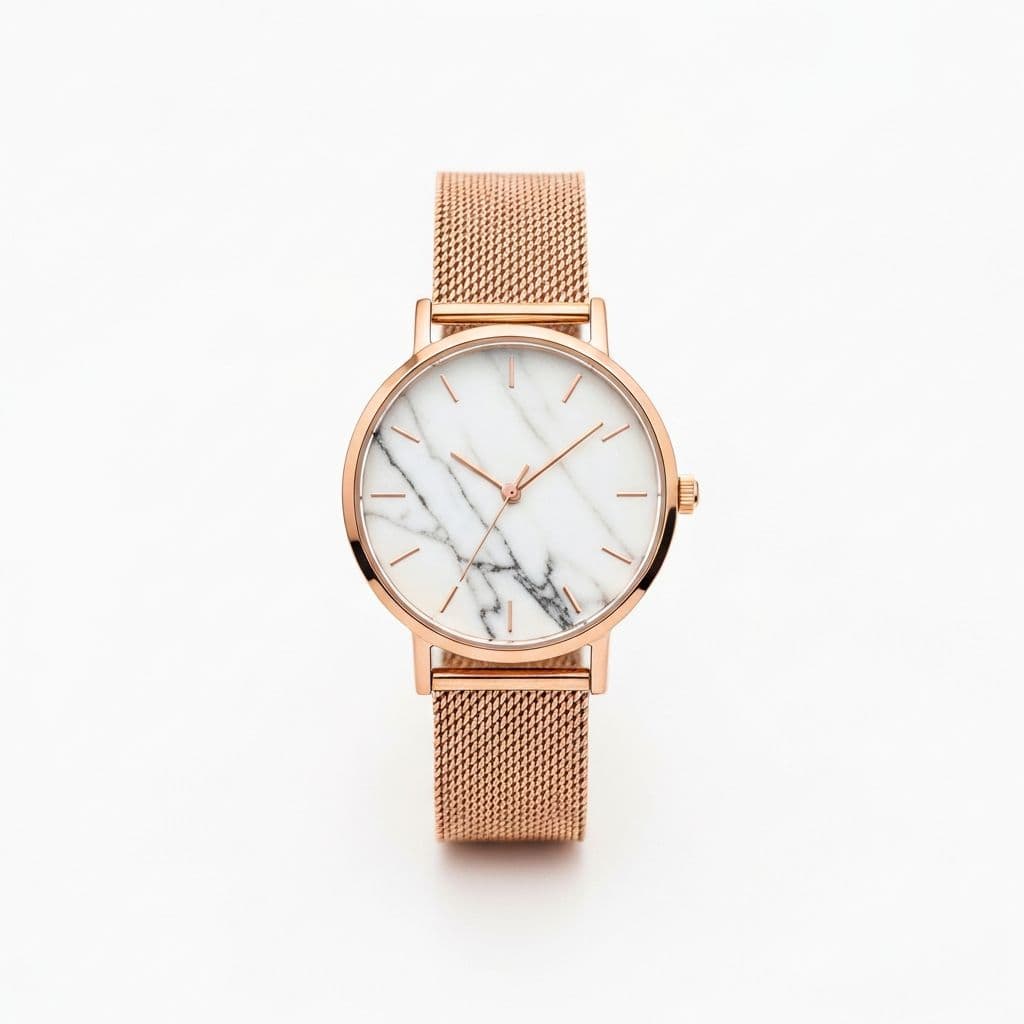 Zarif Rose Gold Saat